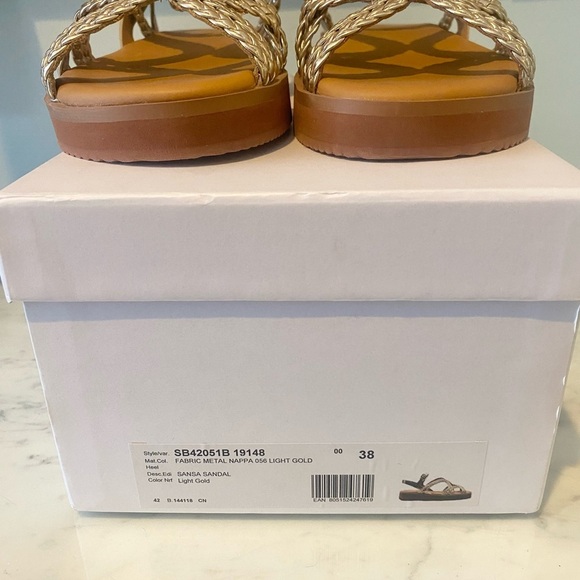 NEW See by Chloé Sansa Woven Strap Platform Sandals Size 7.5 - Picture 3 of 6